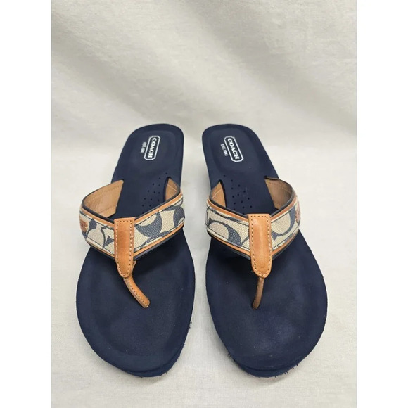 Coach Juliet Womens Size 9B Slip On Casual Platform Flip Flop Sandals- READ INFO - Picture 3 of 16